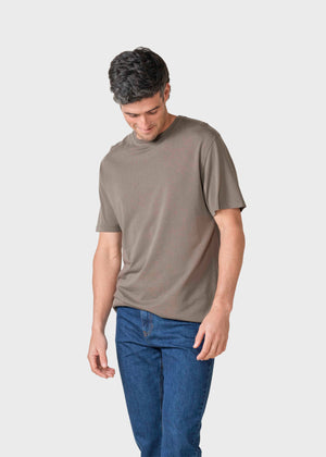 Klitmøller Collective ApS Rufus tee T-Shirts Taupe