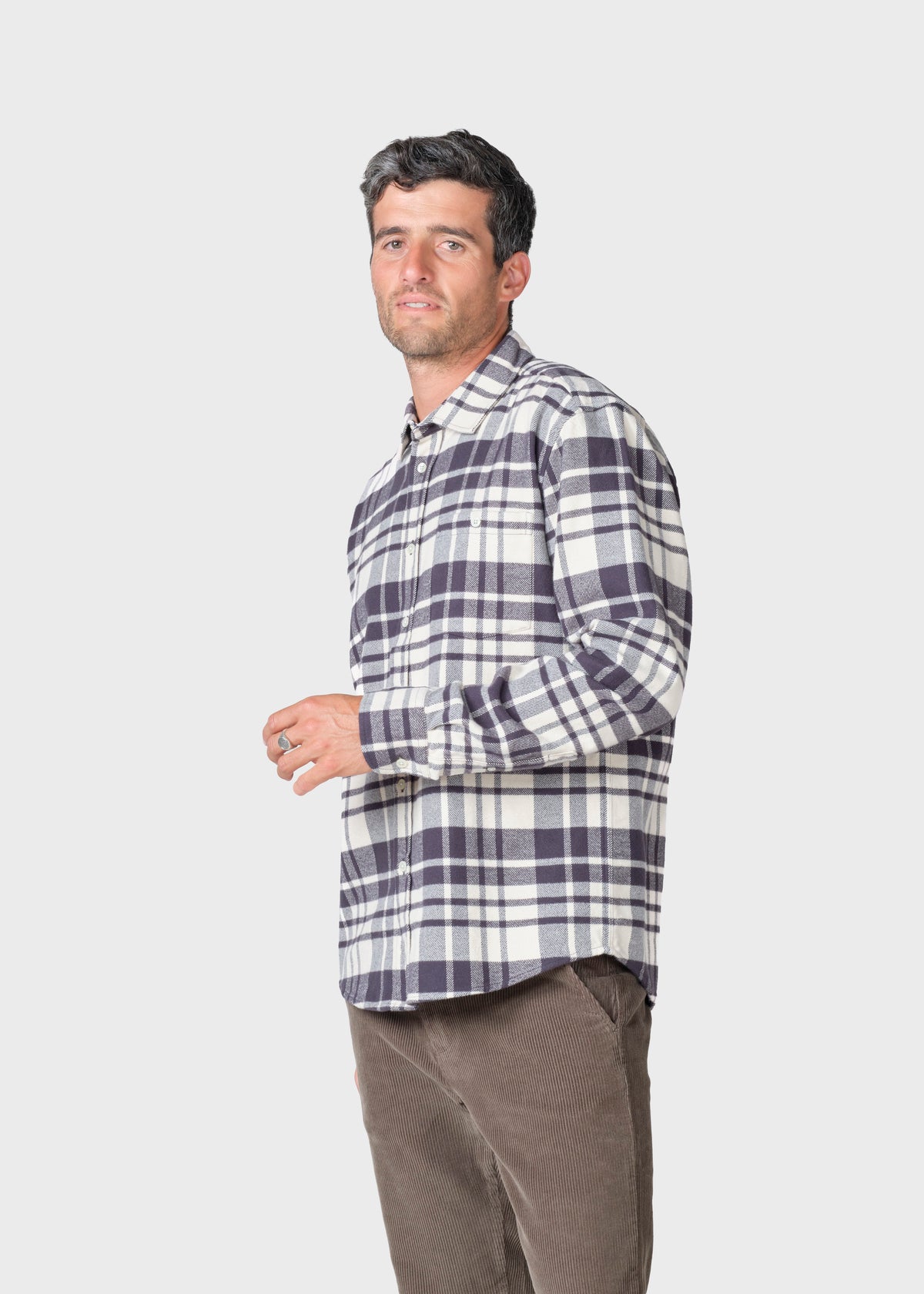 Klitmøller Collective ApS Scott shirt Shirts Navy/cream