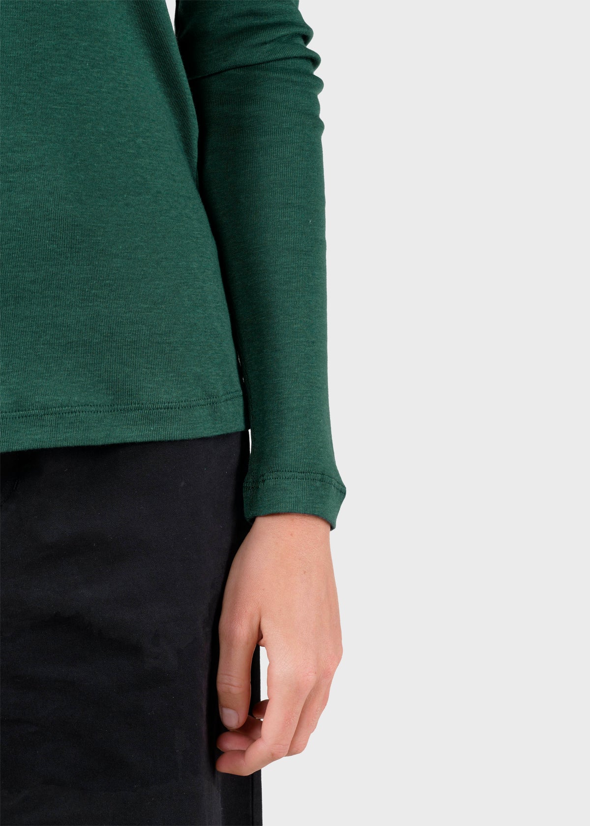 Klitmøller Collective ApS Selma LS tee OCS T-Shirts Moss Green