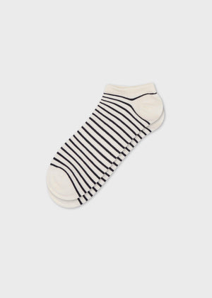Klitmøller Collective ApS Short sock Socks Cream/navy