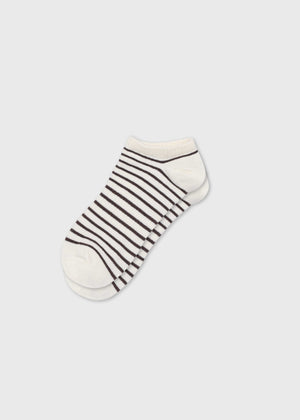 Klitmøller Collective ApS Short sock Socks Cream/taupe