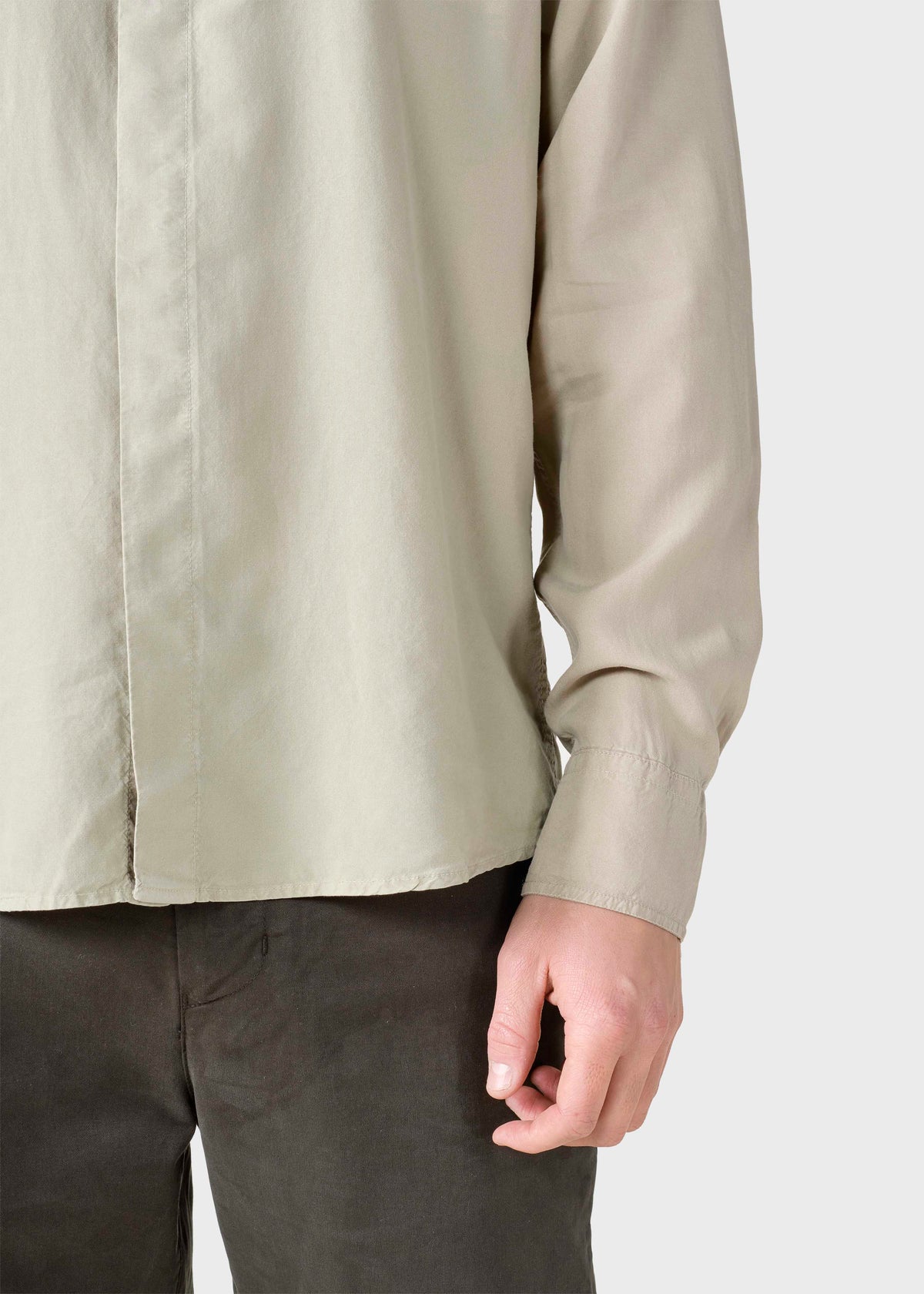 Klitmøller Collective ApS Simon lyocell shirt Shirts Sand
