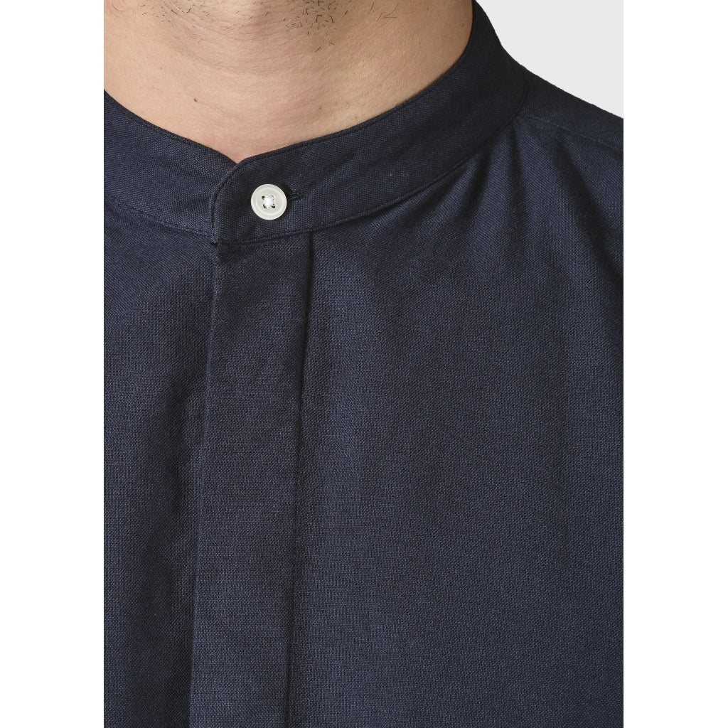 Klitmøller Collective ApS Simon shirt GOTS Shirts Navy