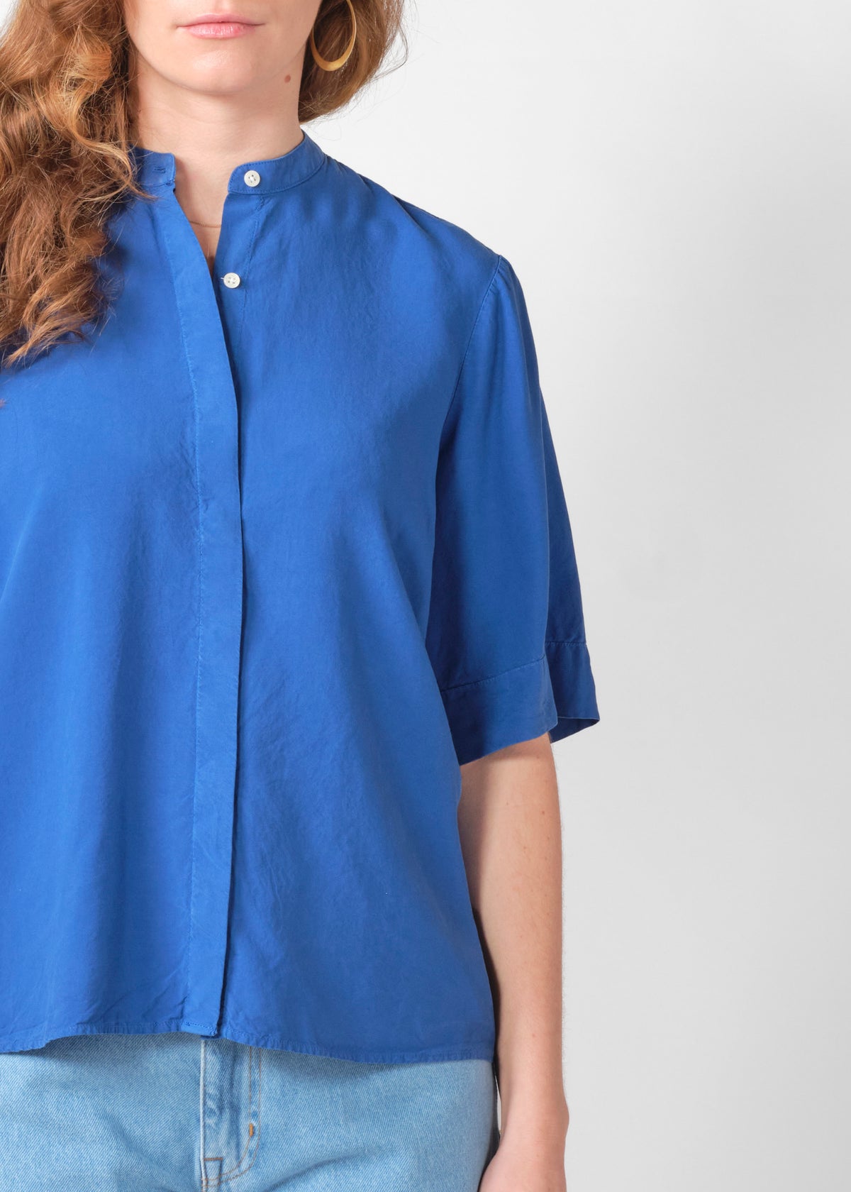 Klitmøller Collective ApS Solrun shirt Shirts Surf blue