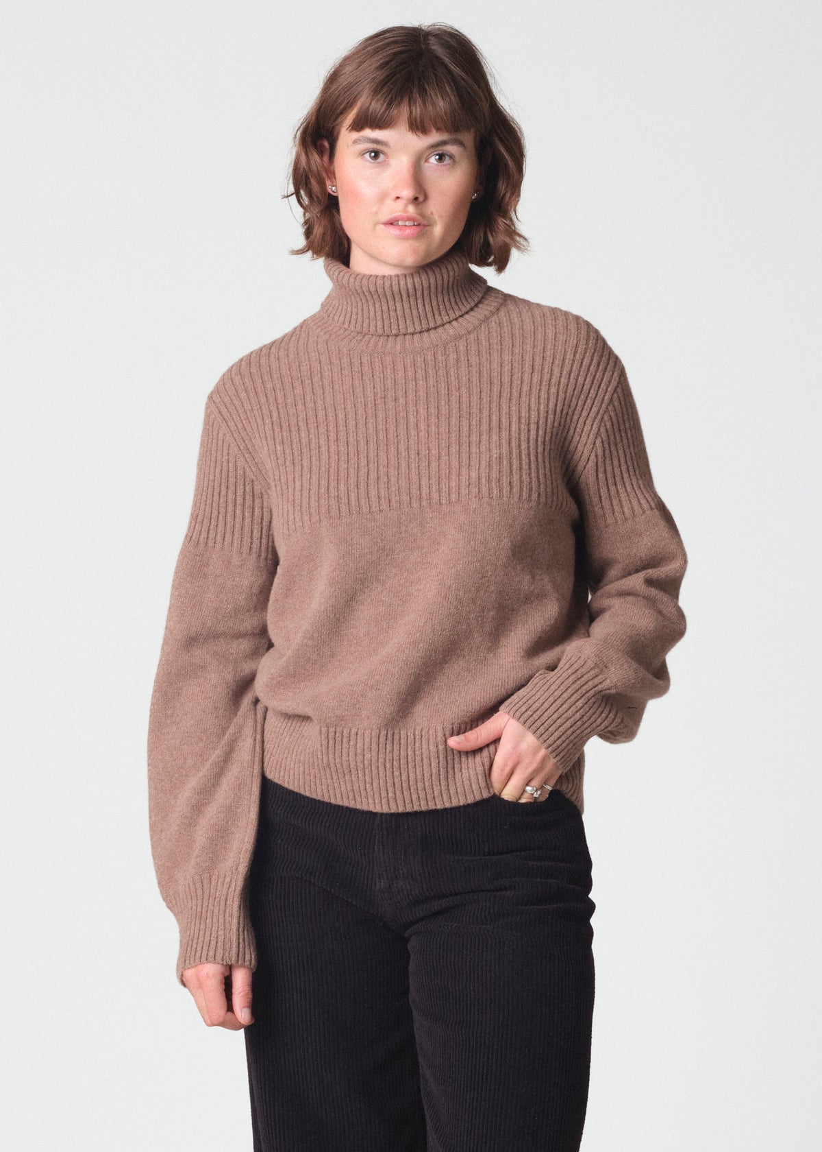Klitmøller Collective ApS Svale knit Knitted sweaters Cashew