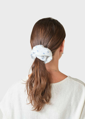 Klitmøller Collective ApS Tracy scrunchie Accessories White/light blue