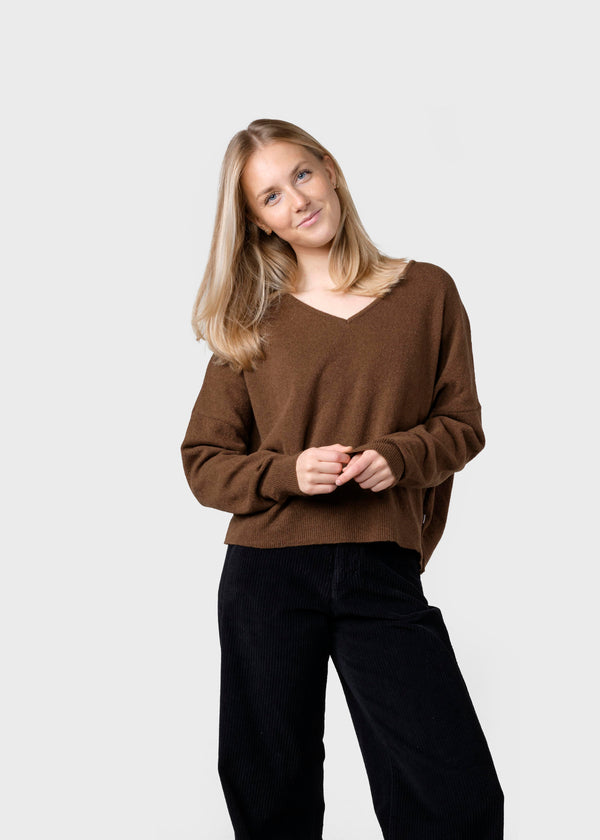 Klitmøller Collective ApS Vanessa knit Knitted sweaters Coffee