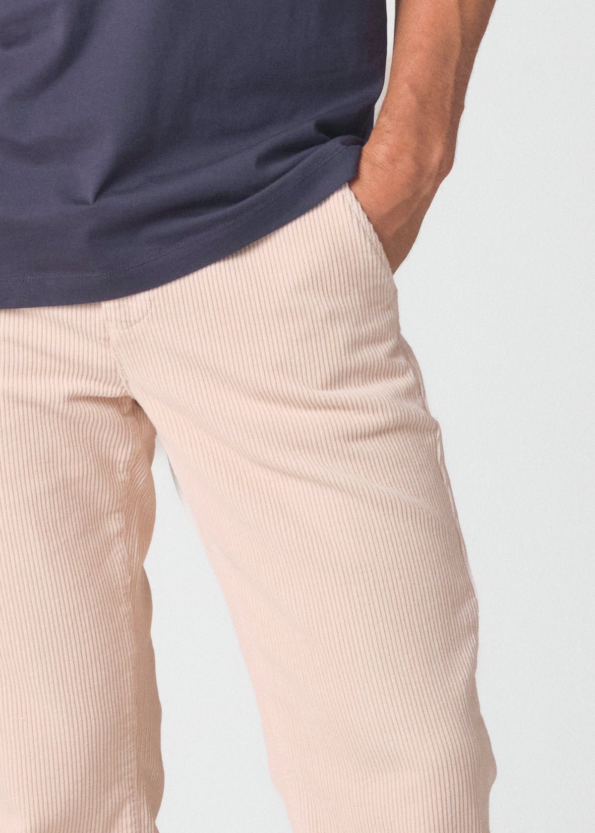 Klitmøller Collective ApS West cord pants GOTS Pants Pastel sand