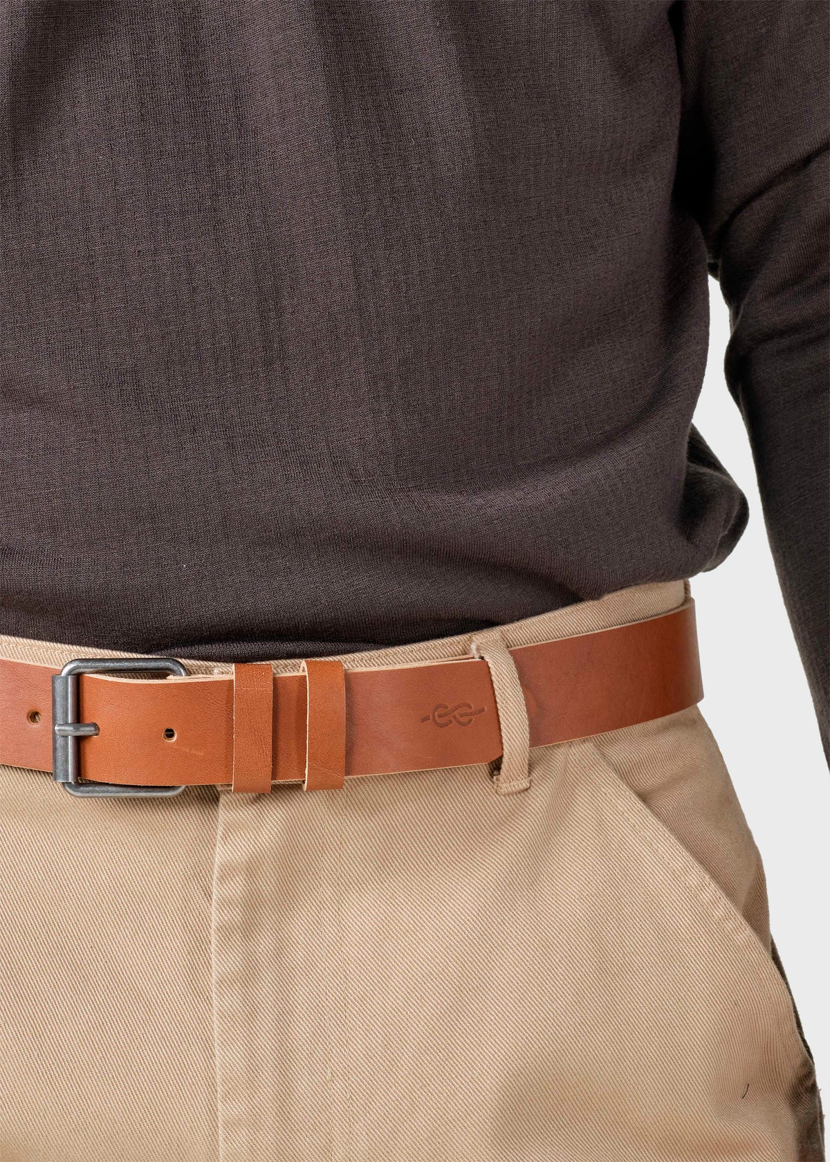 Klitmøller Collective ApS Ziggy uni belt Belts Brown