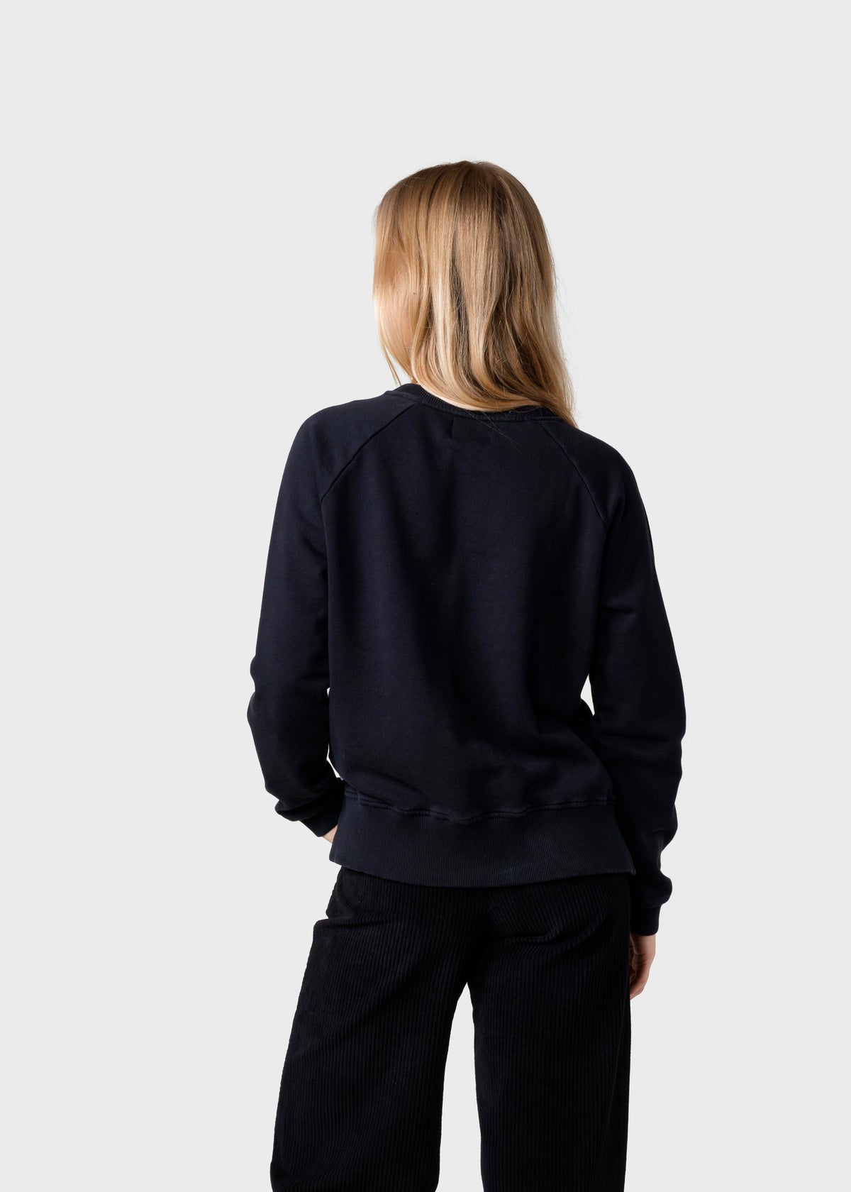 Klitmøller Collective ApS Maja logo crew Sweatshirts Black
