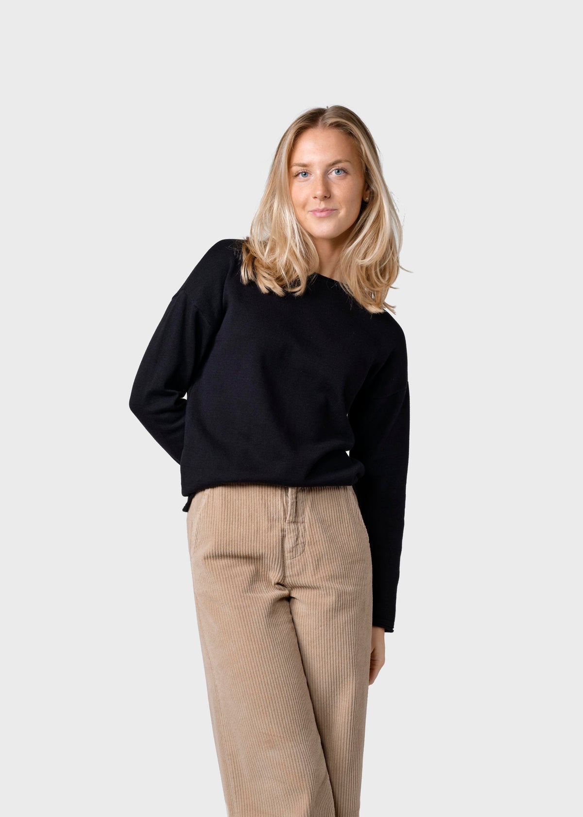 Klitmøller Collective ApS Patricia knit Knitted sweaters Black