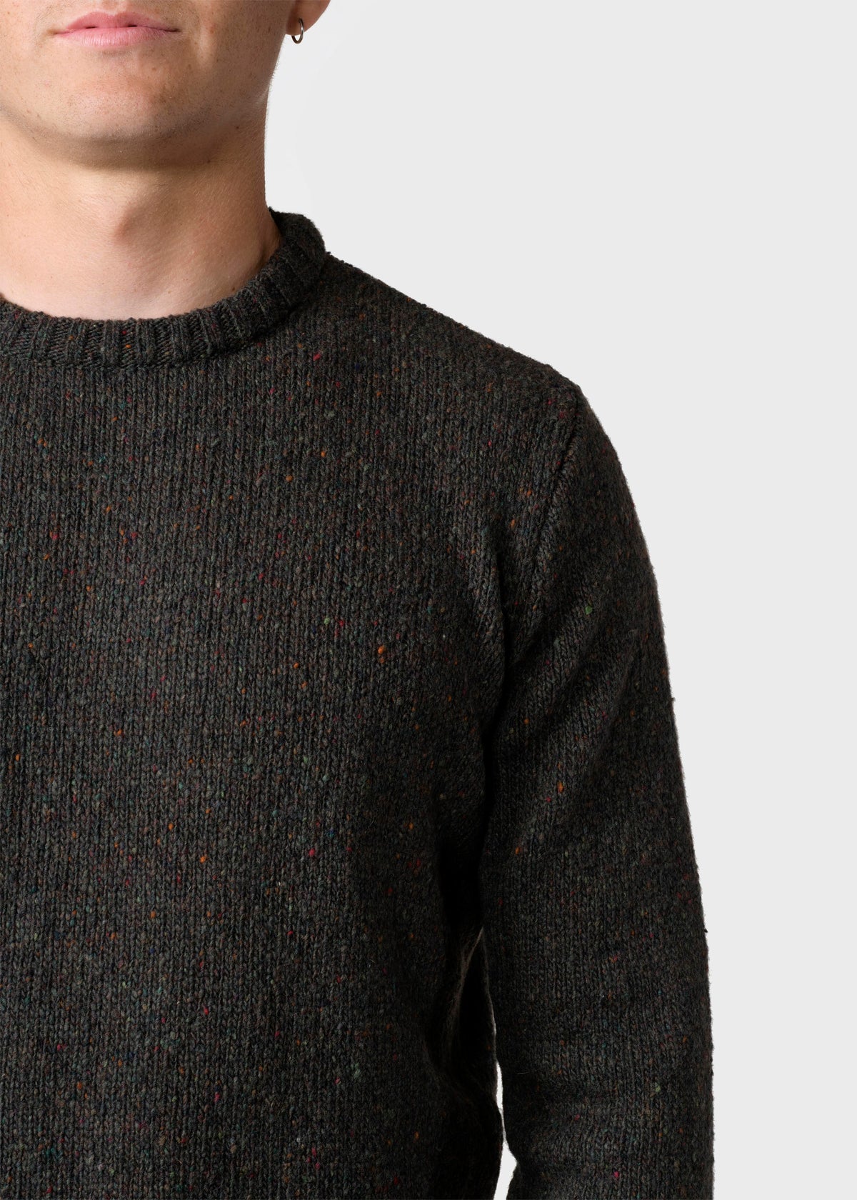 Klitmøller Collective ApS Aage knit Knitted sweaters Olive