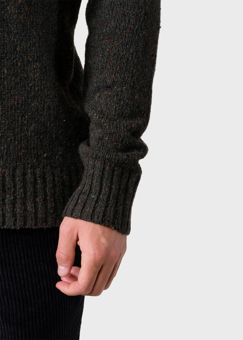 Klitmøller Collective ApS Aage knit Knitted sweaters Olive