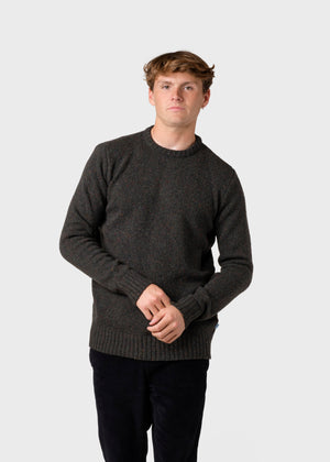 Klitmøller Collective ApS Aage knit Knitted sweaters Olive