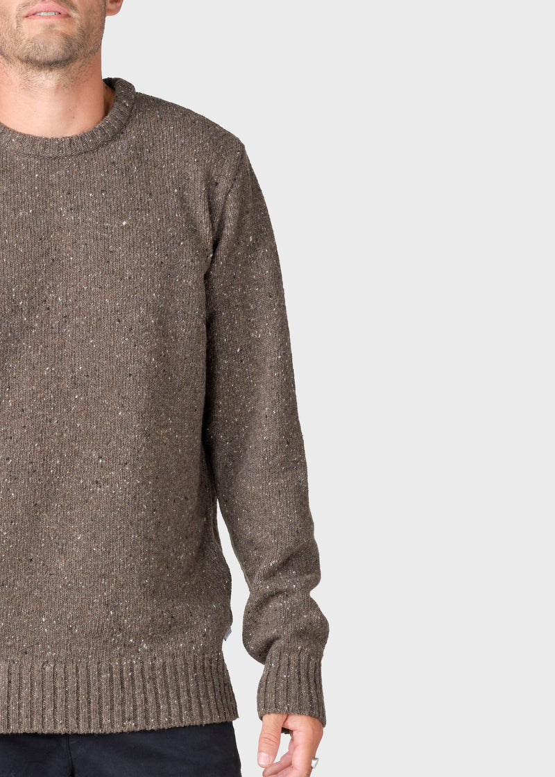 Klitmøller Collective ApS Aage knit Knitted sweaters Taupe
