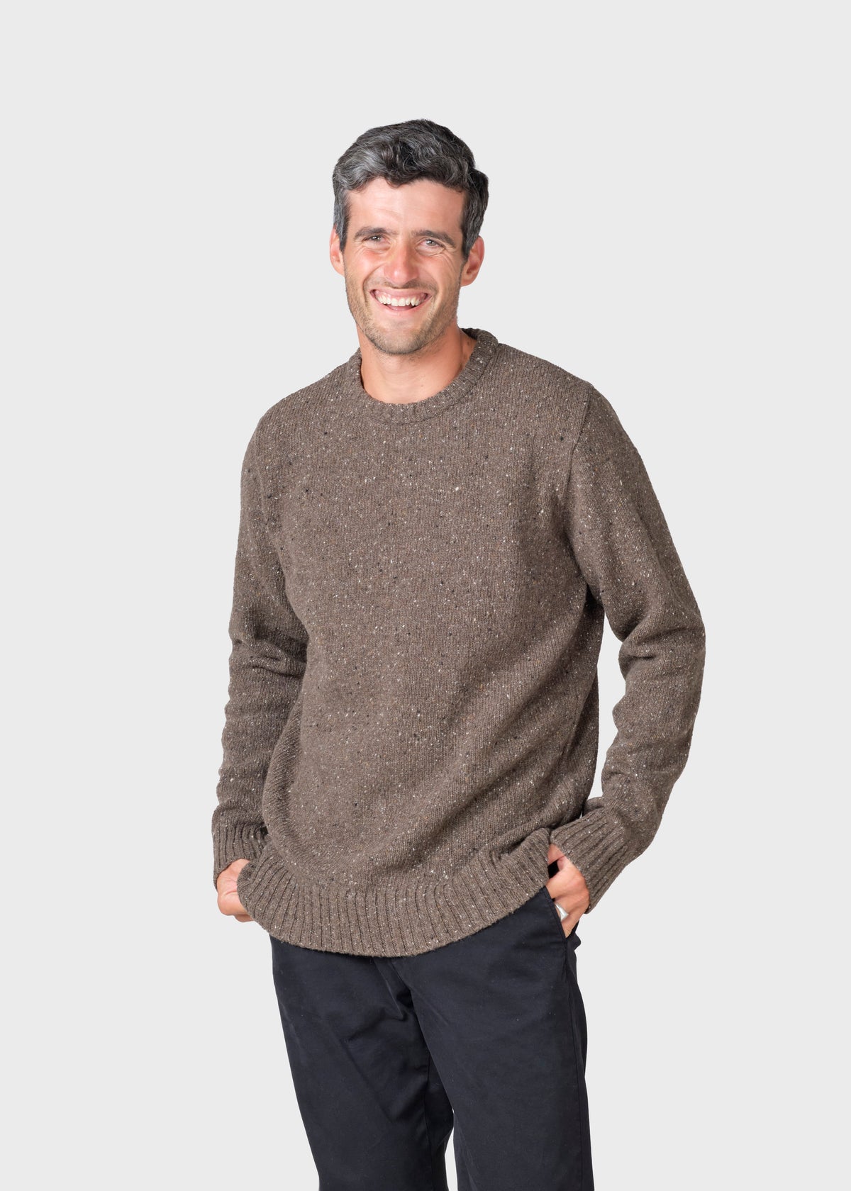 Klitmøller Collective ApS Aage knit Knitted sweaters Taupe