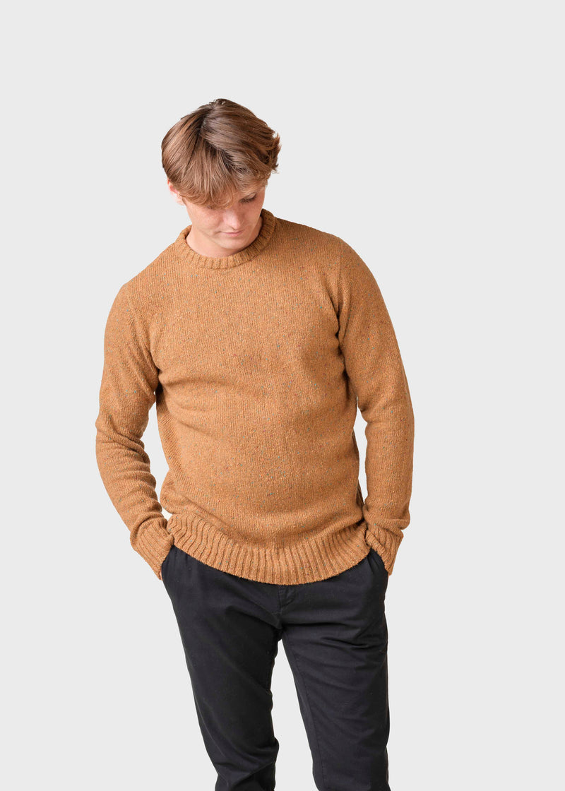 Klitmøller Collective ApS Aage knit Knitted sweaters Warm yellow