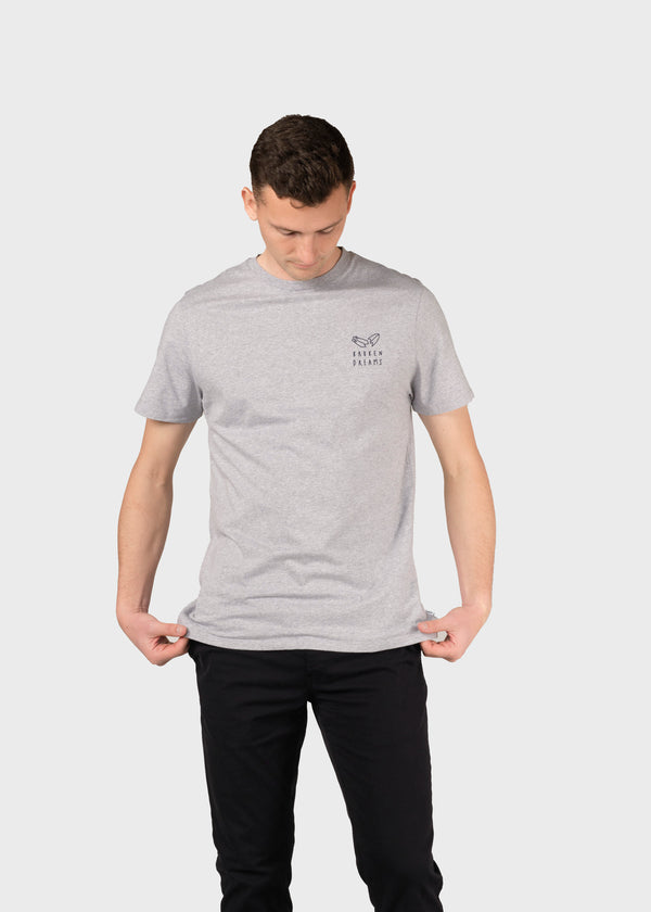 Klitmøller Collective ApS Abbe tee T-Shirts Grey melange
