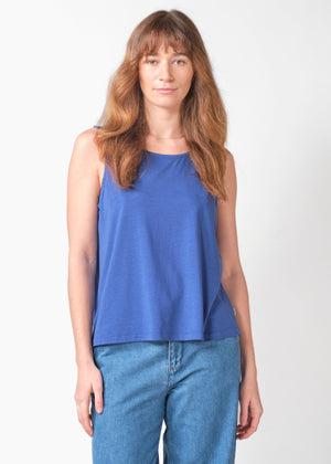 Klitmøller Collective ApS Aliya top OCS T-Shirts Surf blue