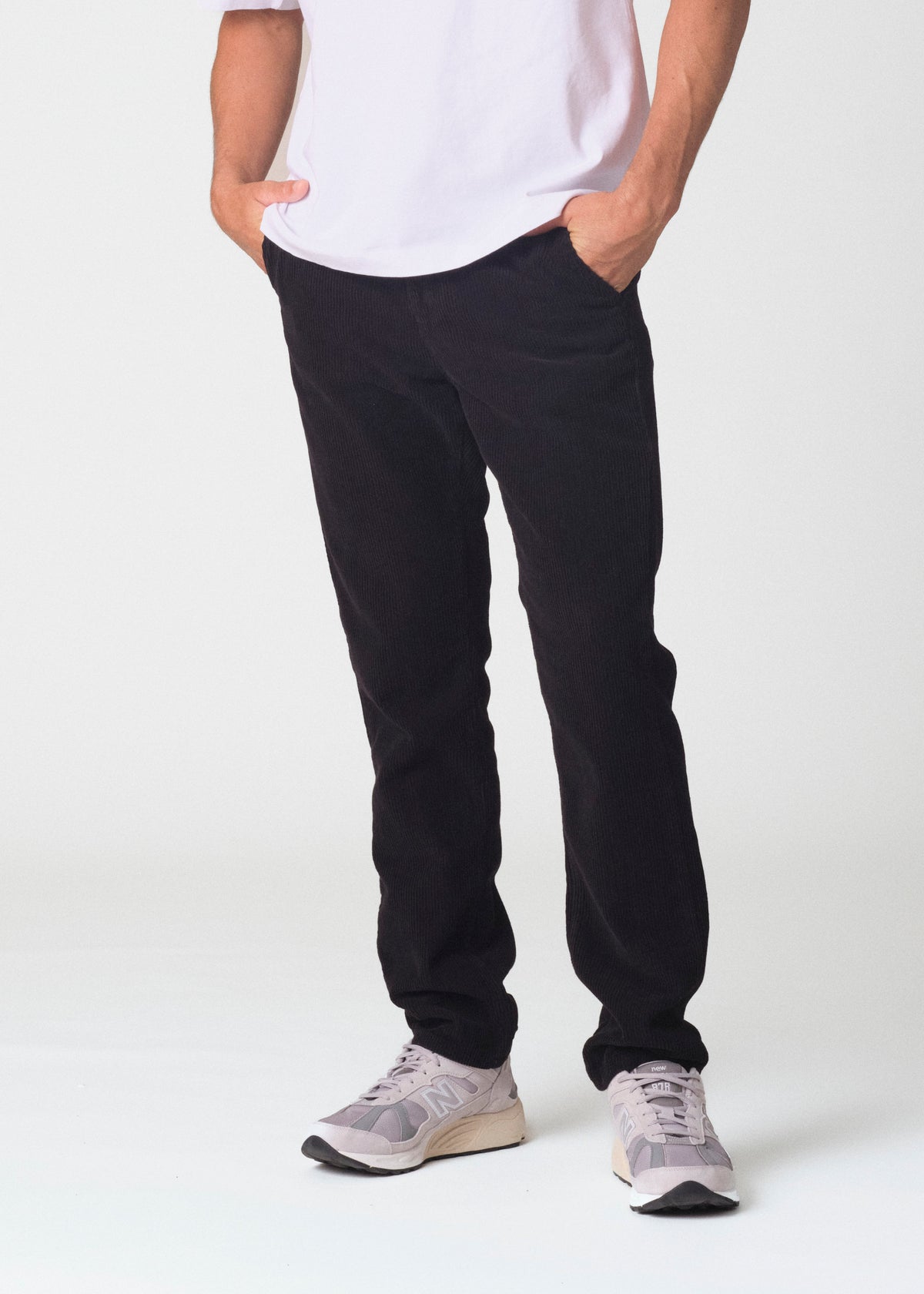 Klitmøller Collective ApS Allan cord pants GOTS Pants Black