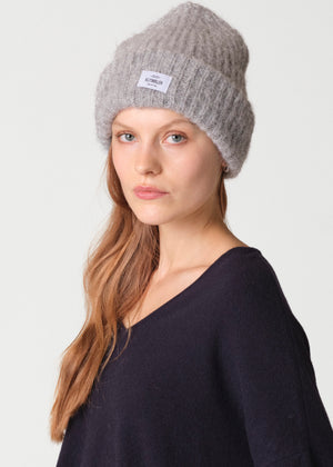 Klitmøller Collective ApS Alpaca beanie Beanies Light grey