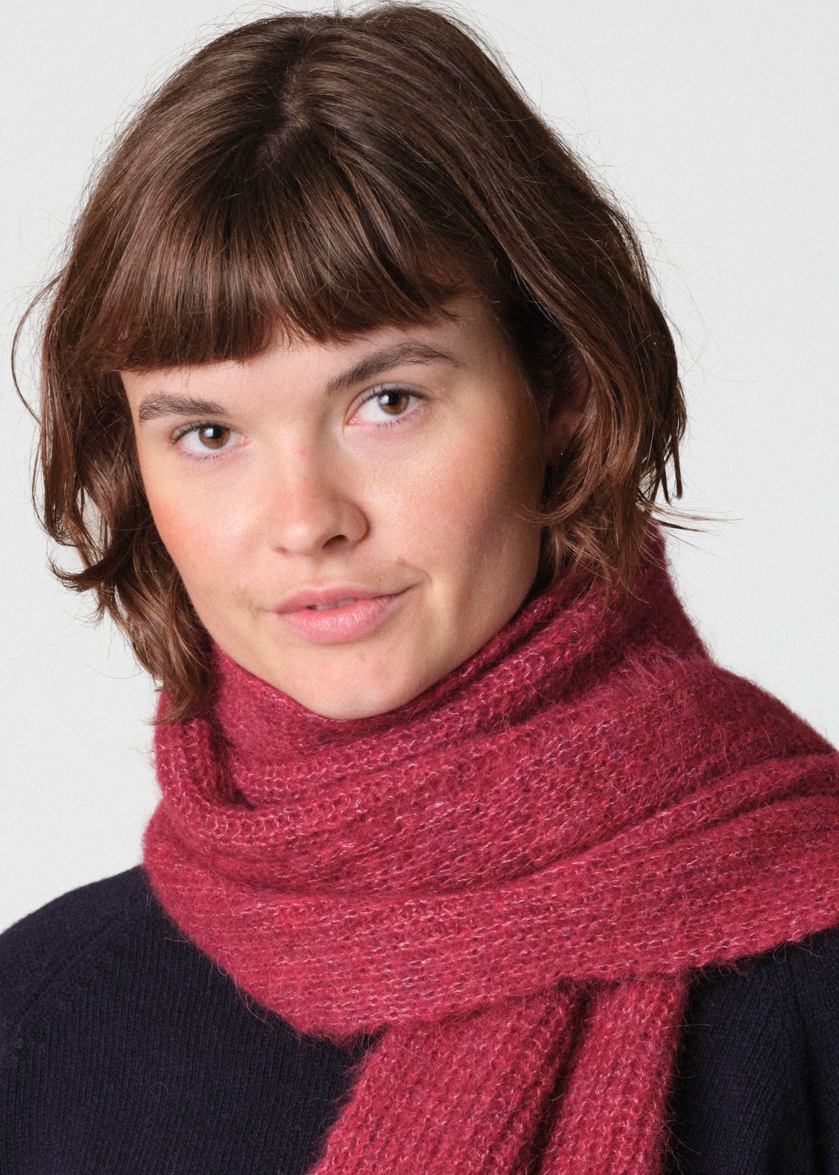 Klitmøller Collective ApS Alpaca scarf Beanies Burgundy