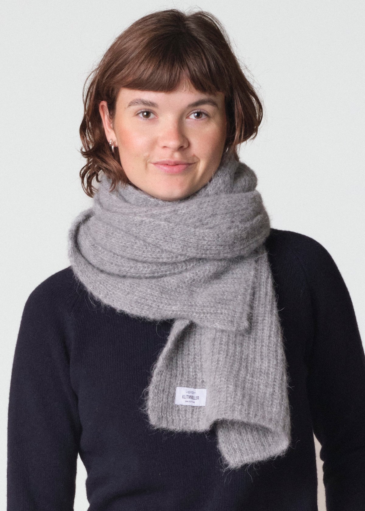 Klitmøller Collective ApS Alpaca scarf Beanies Light grey