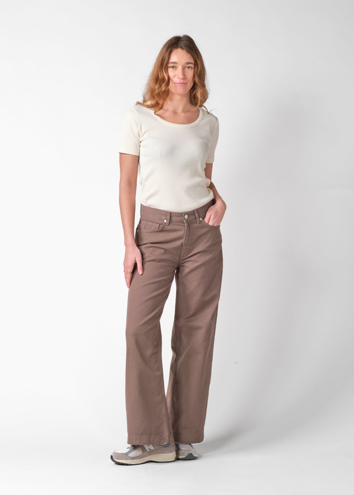 Klitmøller Collective ApS Amelia pants GOTS Pants Taupe