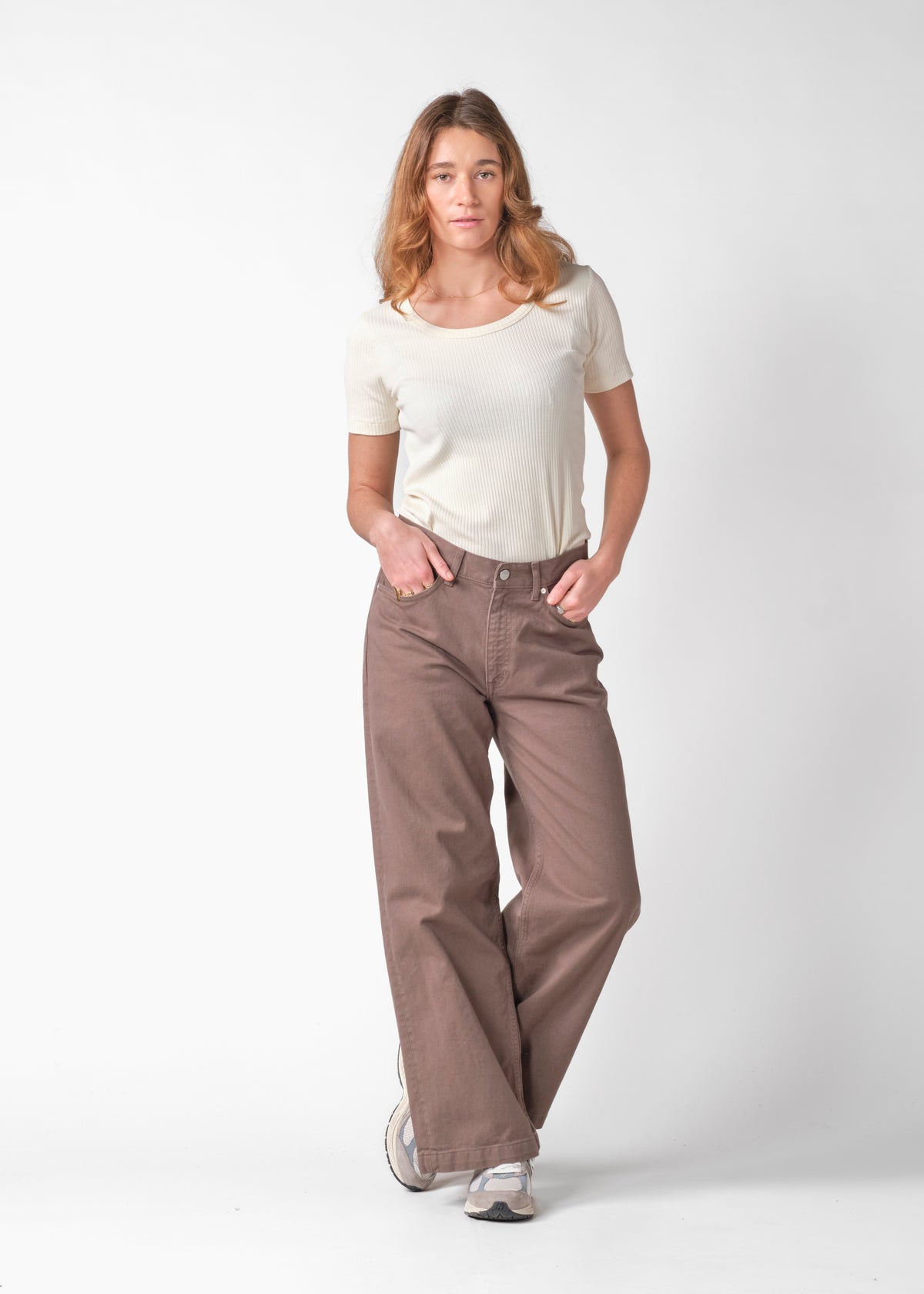 Klitmøller Collective ApS Amelia pants GOTS Pants Taupe