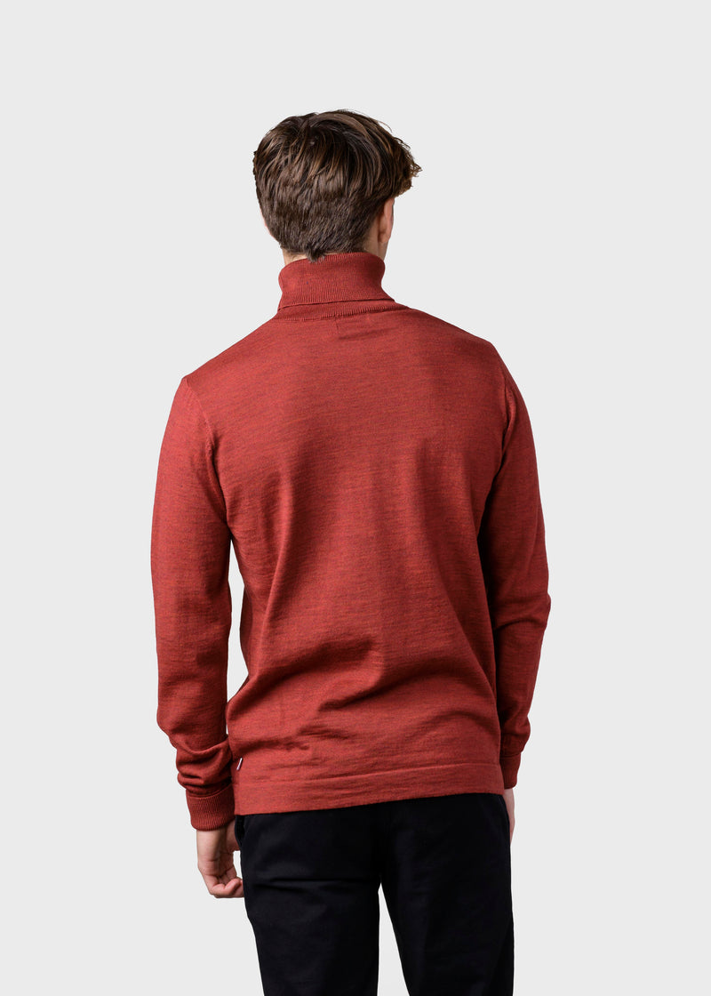 Klitmøller Collective ApS Anders knit Knitted sweaters Clay red