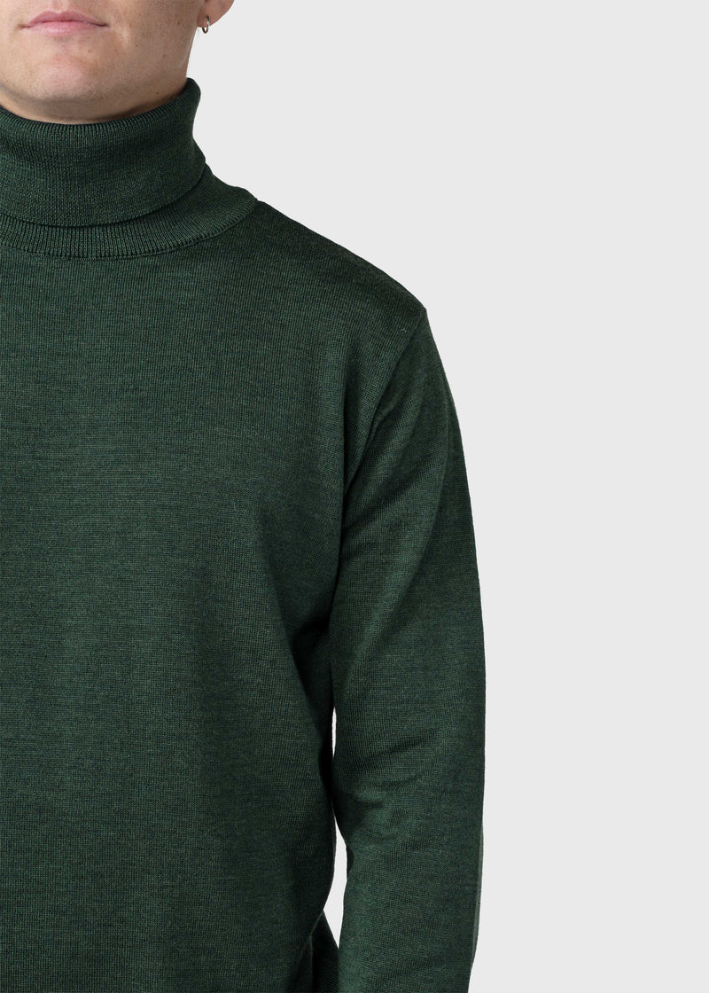 Klitmøller Collective ApS Anders knit Knitted sweaters Moss Green