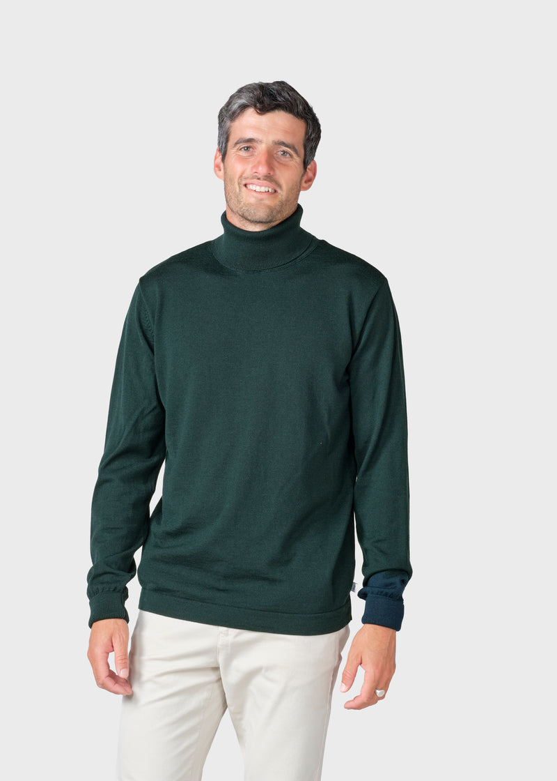 Klitmøller Collective ApS Anders knit Knitted sweaters Olive