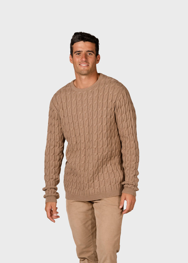 Klitmøller Collective ApS Anker knit Knitted sweaters Sand