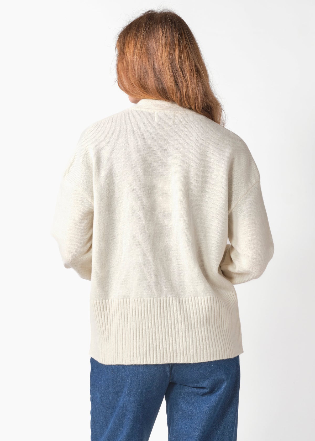 Klitmøller Collective ApS Annemarie cardigan knit Knitted sweaters Cream