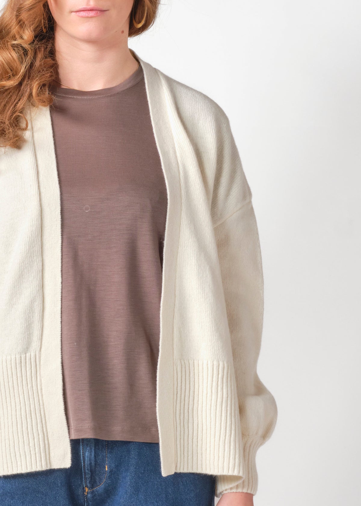 Klitmøller Collective ApS Annemarie cardigan knit Knitted sweaters Cream