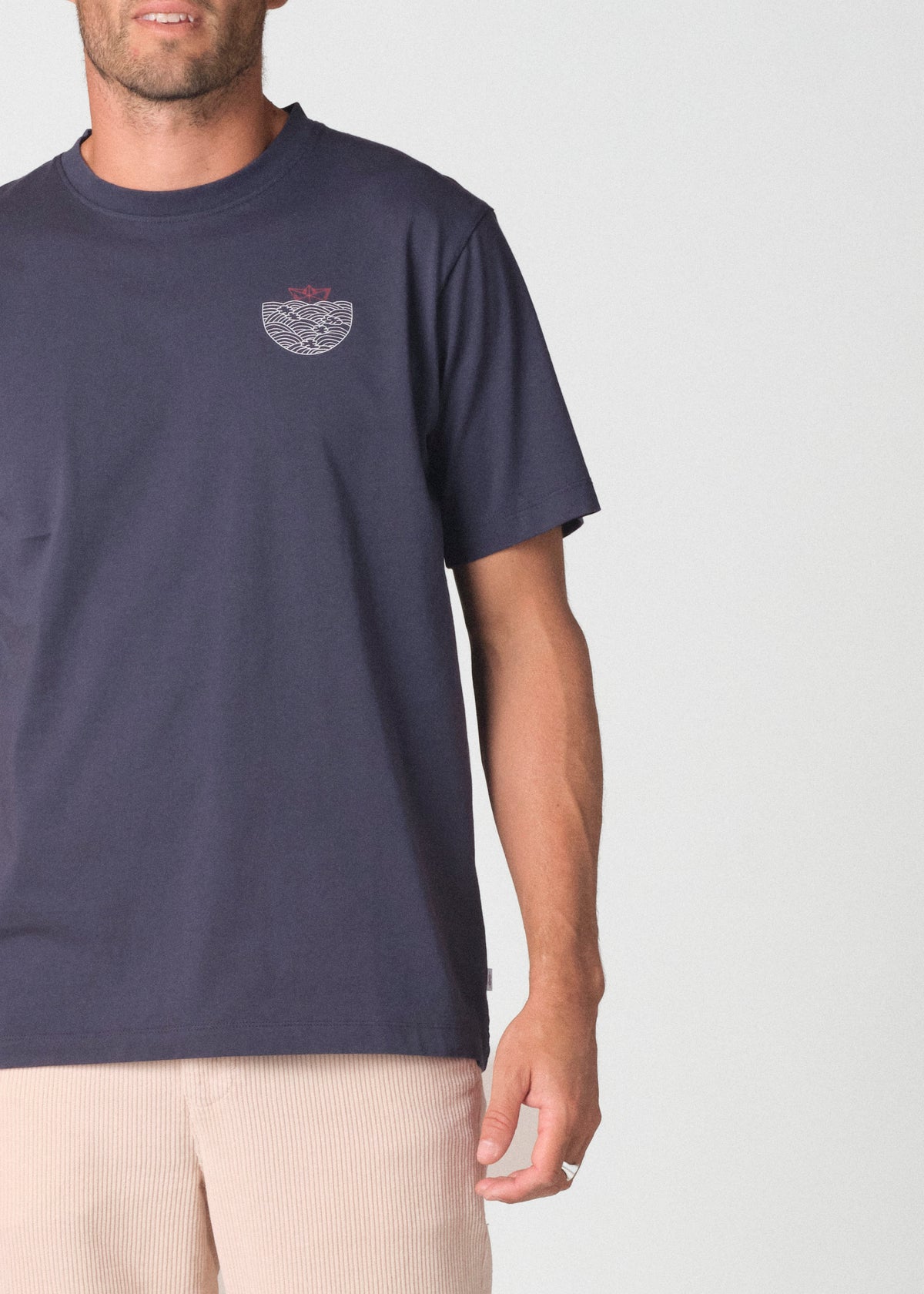 Klitmøller Collective ApS Baldur tee OCS T-Shirts Navy