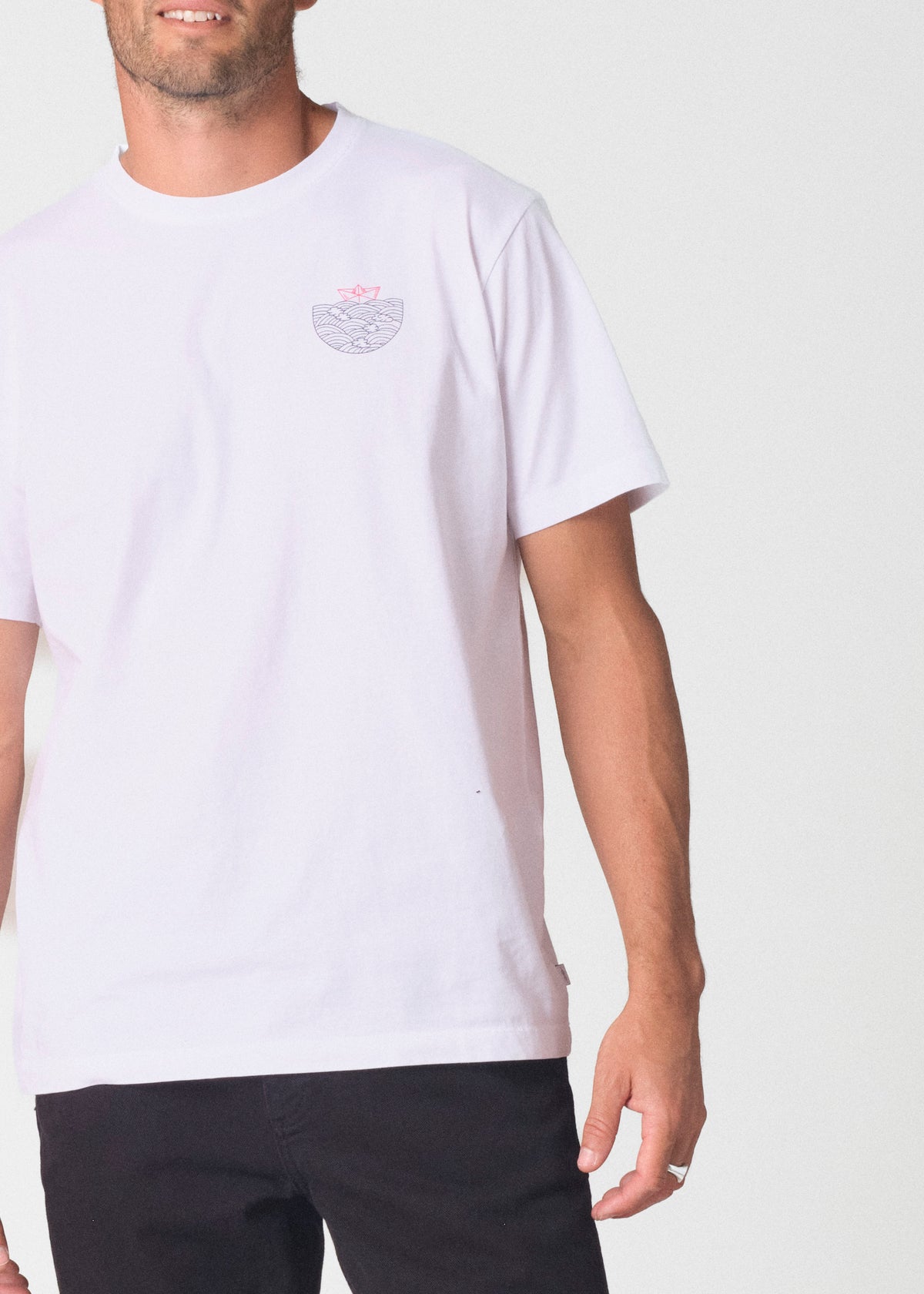 Klitmøller Collective ApS Baldur tee OCS T-Shirts White