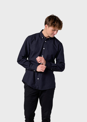 Klitmøller Collective ApS Basic shirt GOTS Shirts Navy