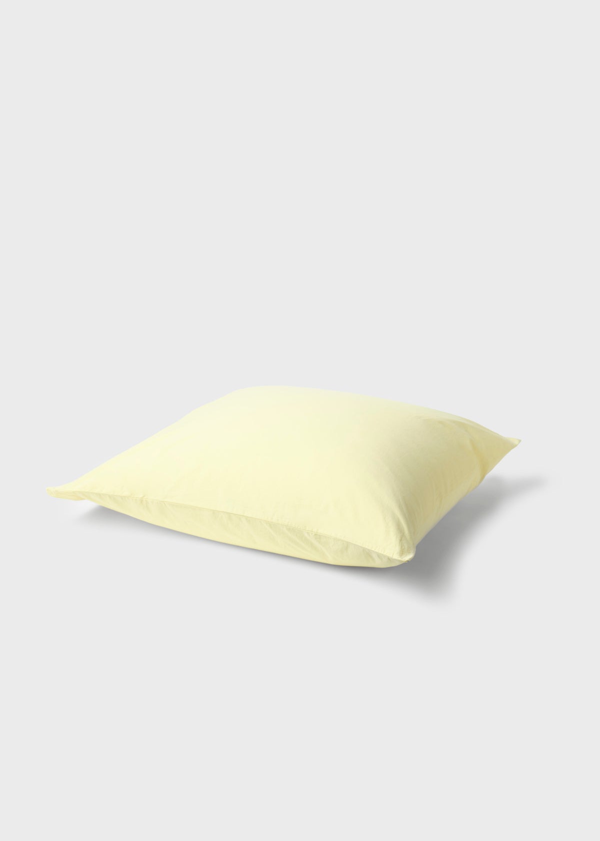 Klitmøller Collective Home Bed set - Plain - 140 x 200 + 60 x 70 Textiles Lemon sorbet