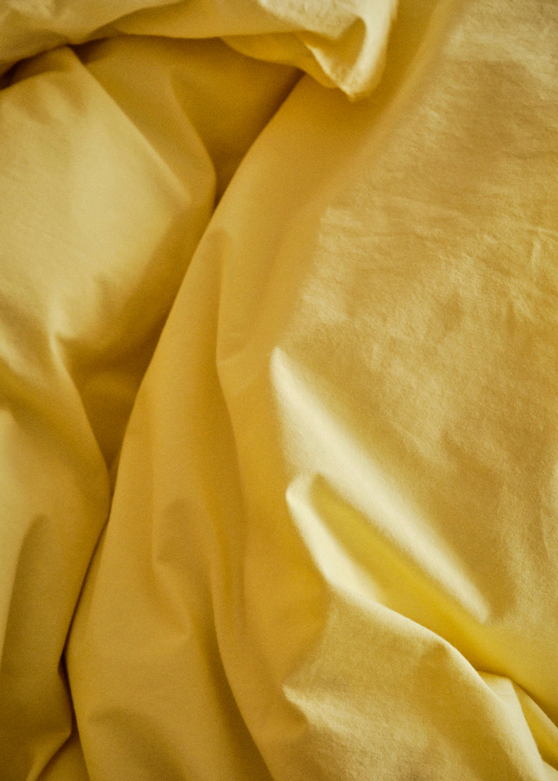 Klitmøller Collective Home Bed set - Plain - 140 x 200 + 60 x 70 Textiles Lemon sorbet