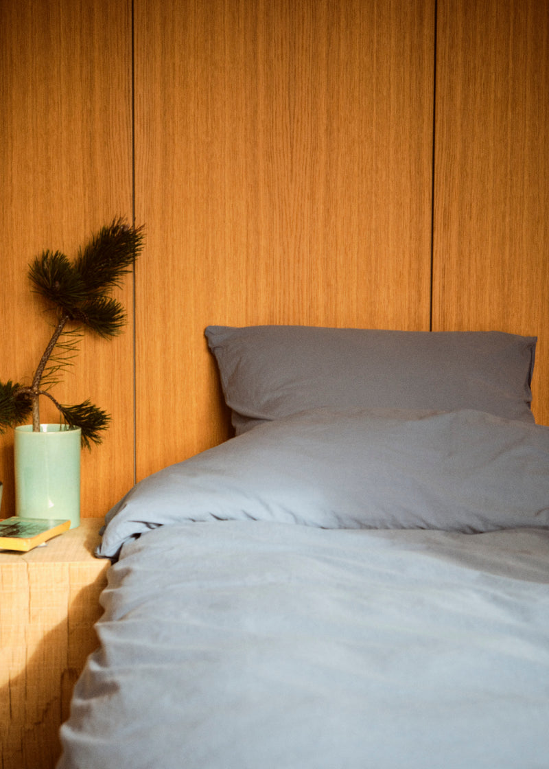 Klitmøller Collective Home Bed set - Plain - 140 x 200 + 60 x 70 Textiles Light blue