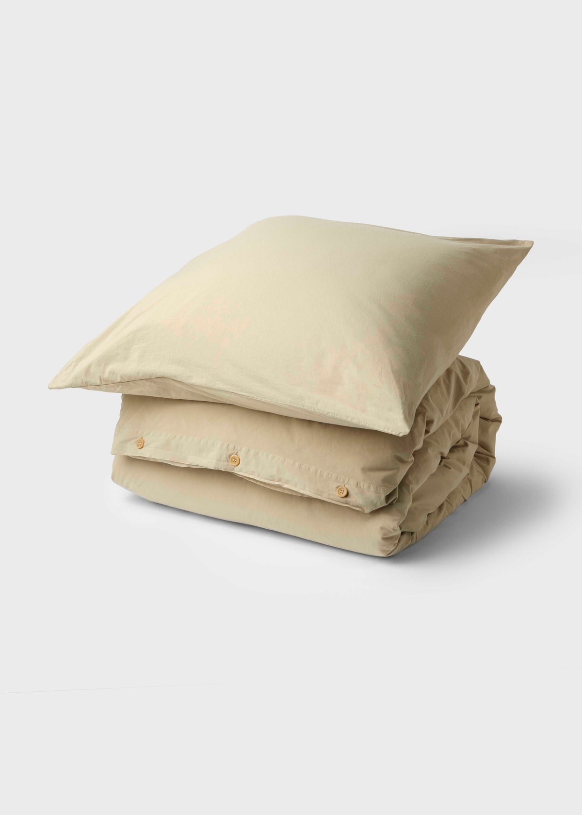 Klitmøller Collective Home Bed set - Plain - 140 x 200 + 80 x 80 Textiles Sand