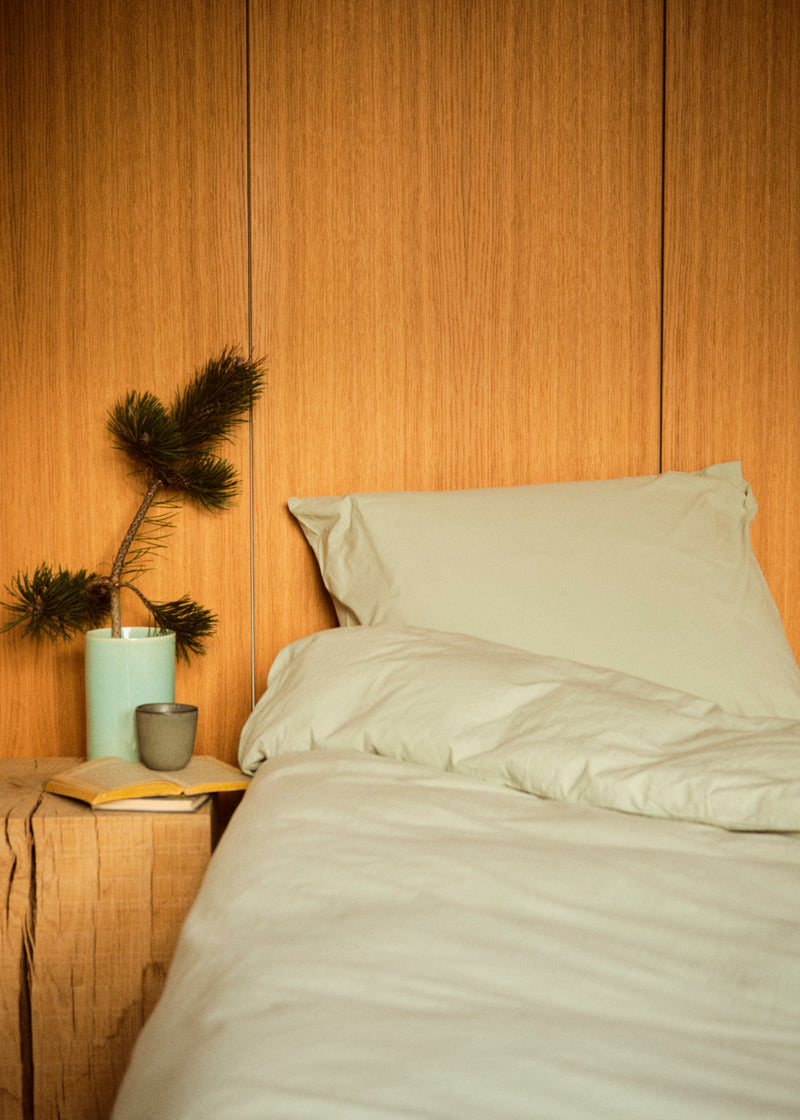 Klitmøller Collective Home Bed set - Plain - 140 x 220 + 60 x 70 Textiles Sage