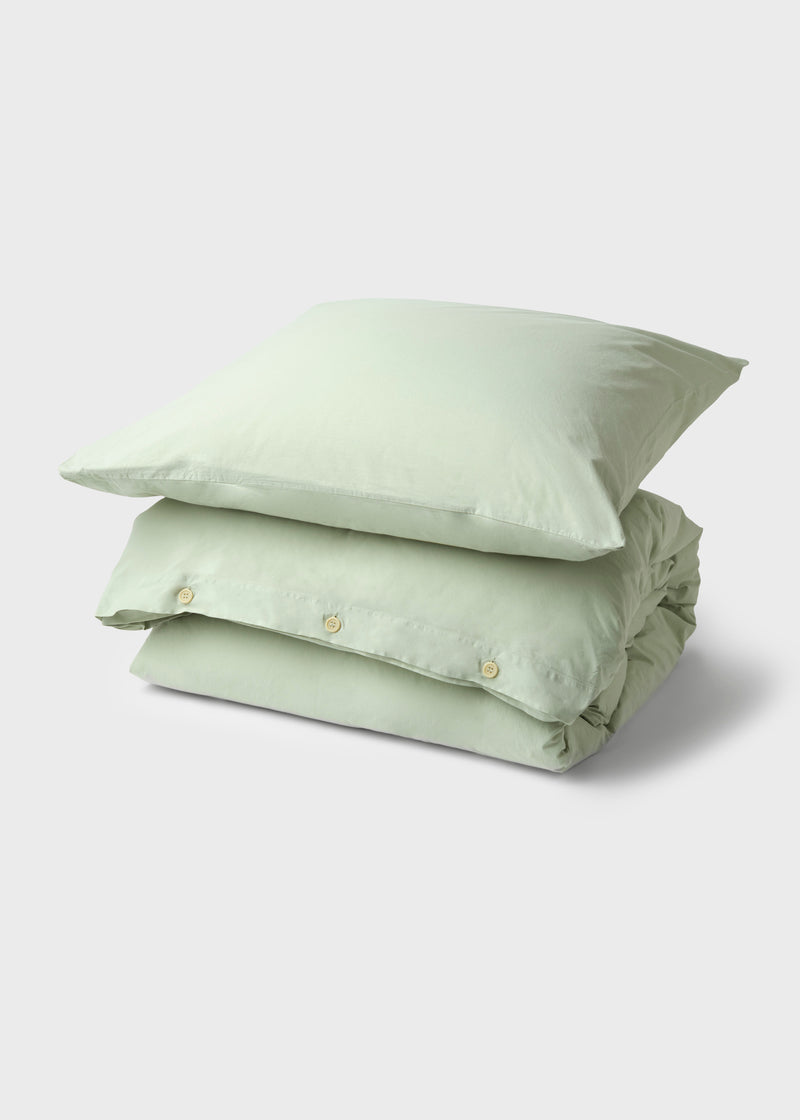 Klitmøller Collective Home Bed set - Plain - 140 x 220 + 60 x 70 Textiles Sage