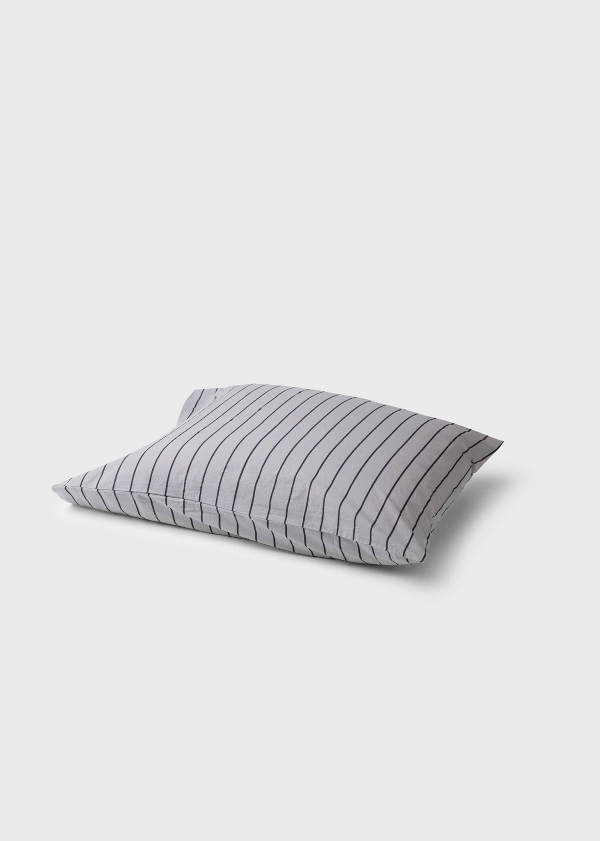Klitmøller Collective Home Bed set - Striped - 140 x 220 + 80 x 80 Textiles Pastel grey/navy