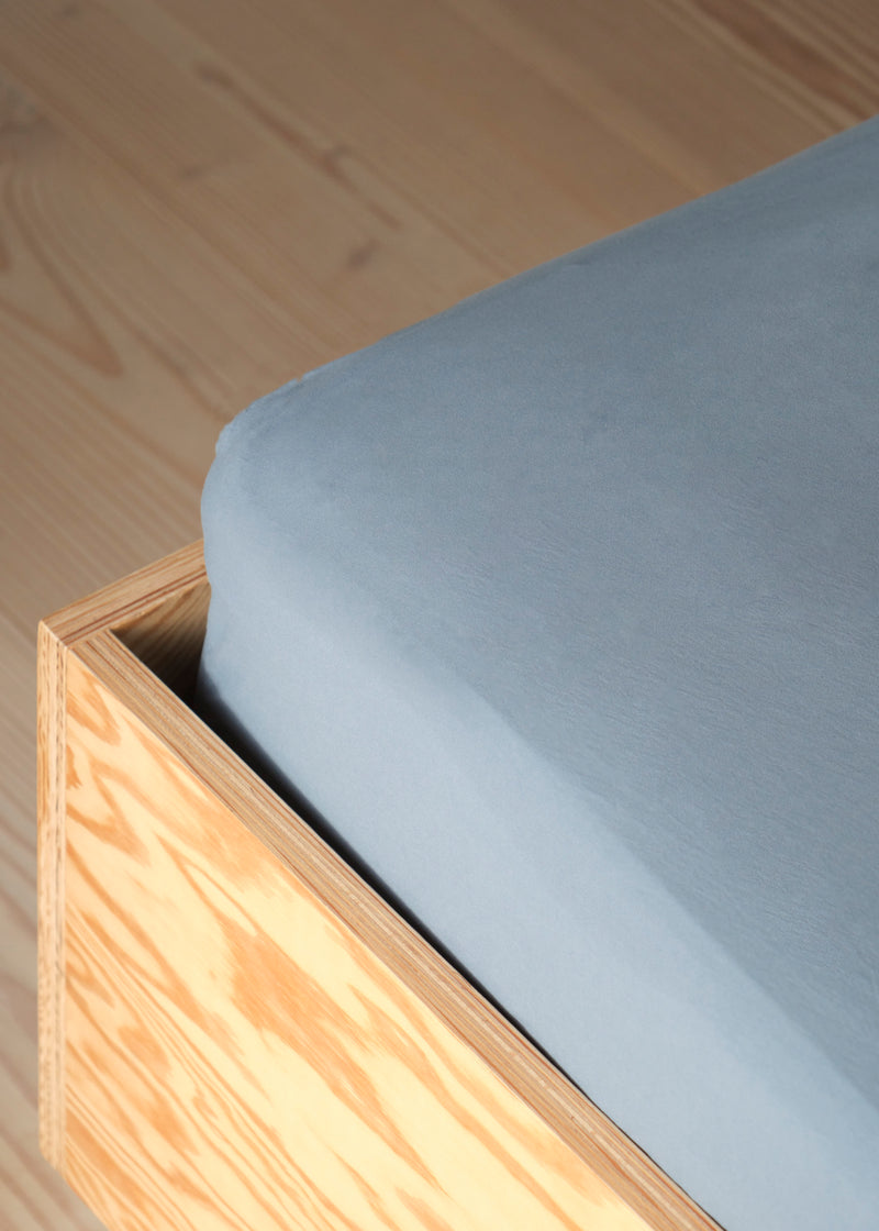 Klitmøller Collective Home Bed sheet 180 x 200 x 30 Textiles Light blue