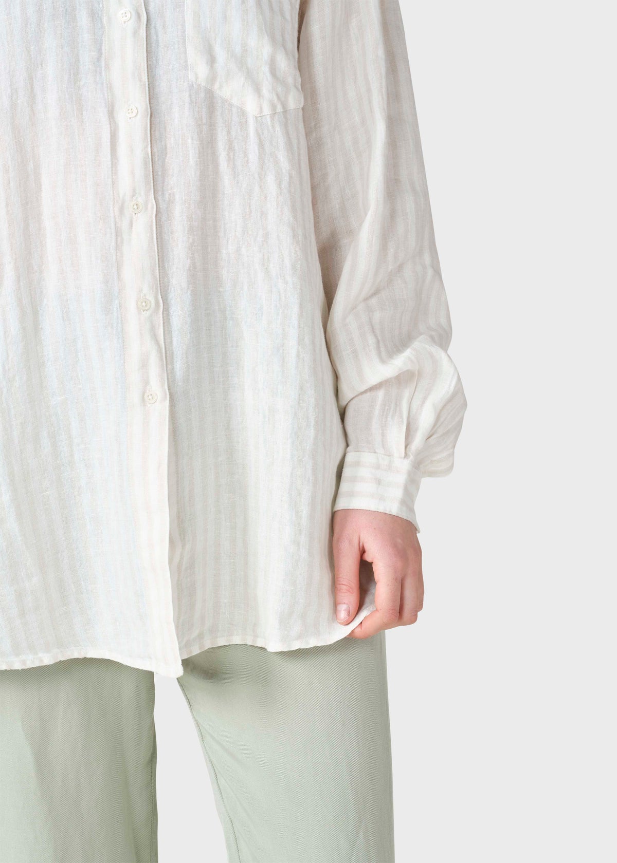 Klitmøller Collective ApS Belinda linen shirt Shirts Cream/sand