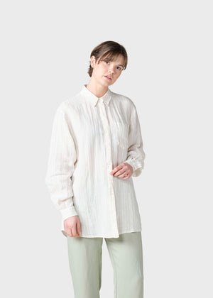 Klitmøller Collective ApS Belinda linen shirt Shirts Cream/sand