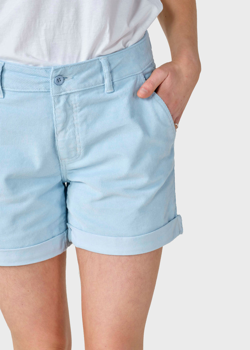 Klitmøller Collective ApS Bella cord shorts Walkshorts Light blue