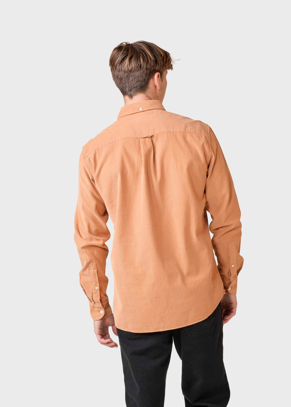 Klitmøller Collective ApS Benjamin corduroy shirt Shirts Camel